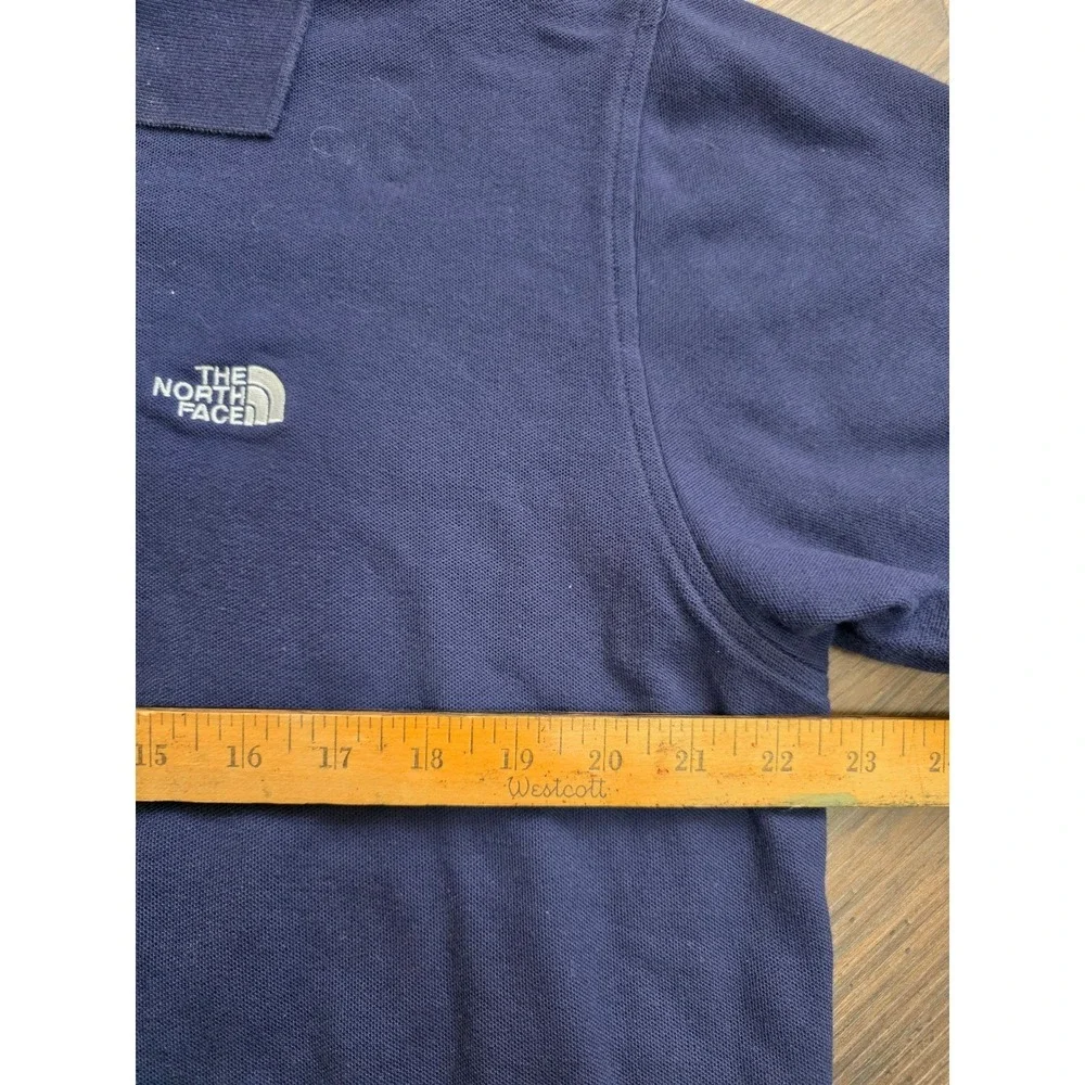 The North Face Mens XL Navy Blue Short Sleeve Pique Polo Shirt‎ Gorpcore preppy
